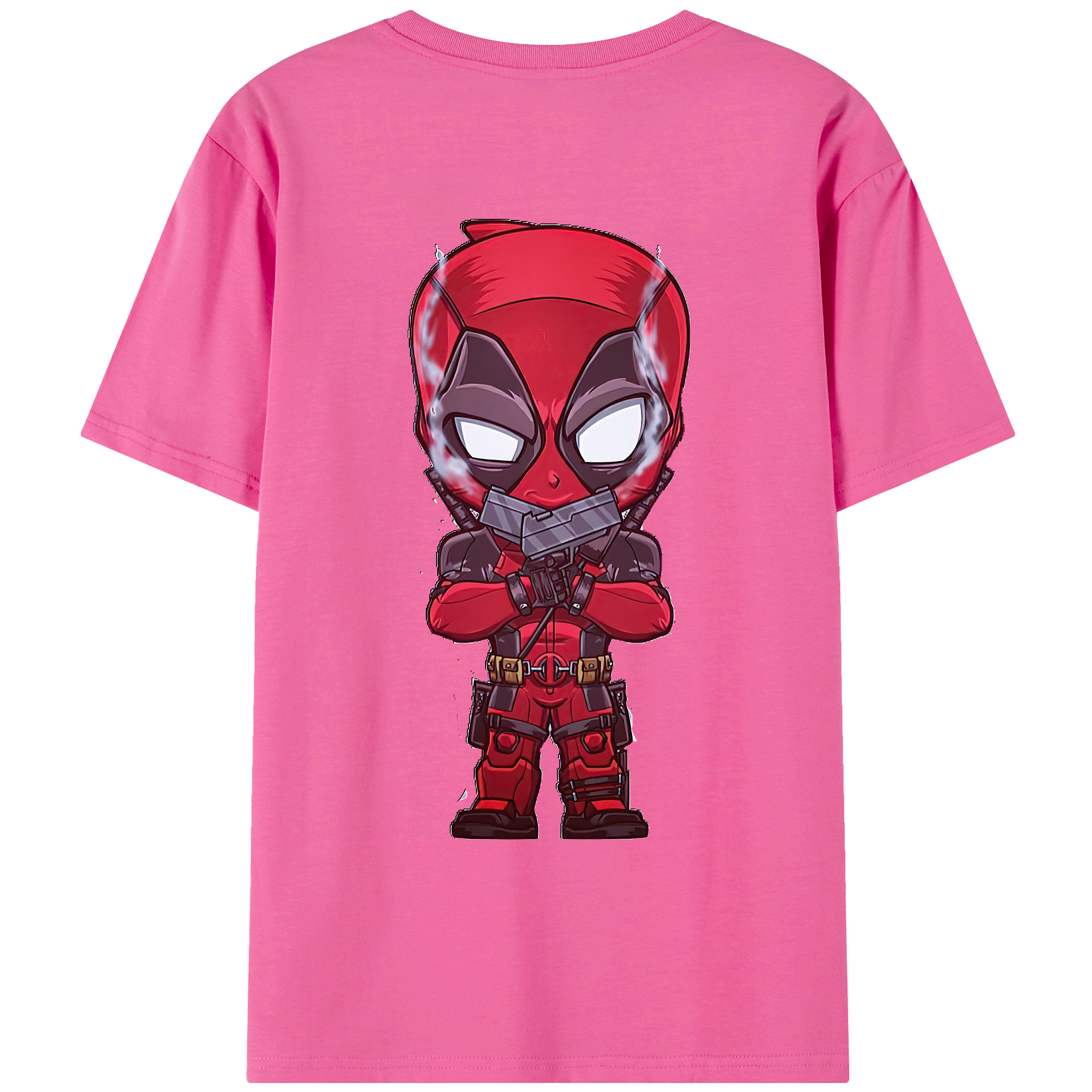 （画像用） Deadpool デッドプール レディース半袖Tシャツ(バックプリント)